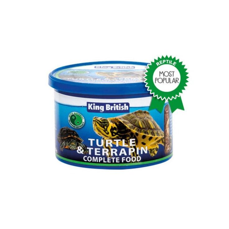 King British Turtle and Terrapin Complete Food, 80g - Ormskirk Pets