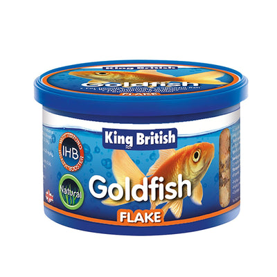 King British Goldfish Flake Food, 28g - Ormskirk Pets