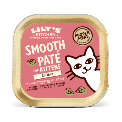 Lily's Kitchen Chicken Pate for Kittens, 85g x 19