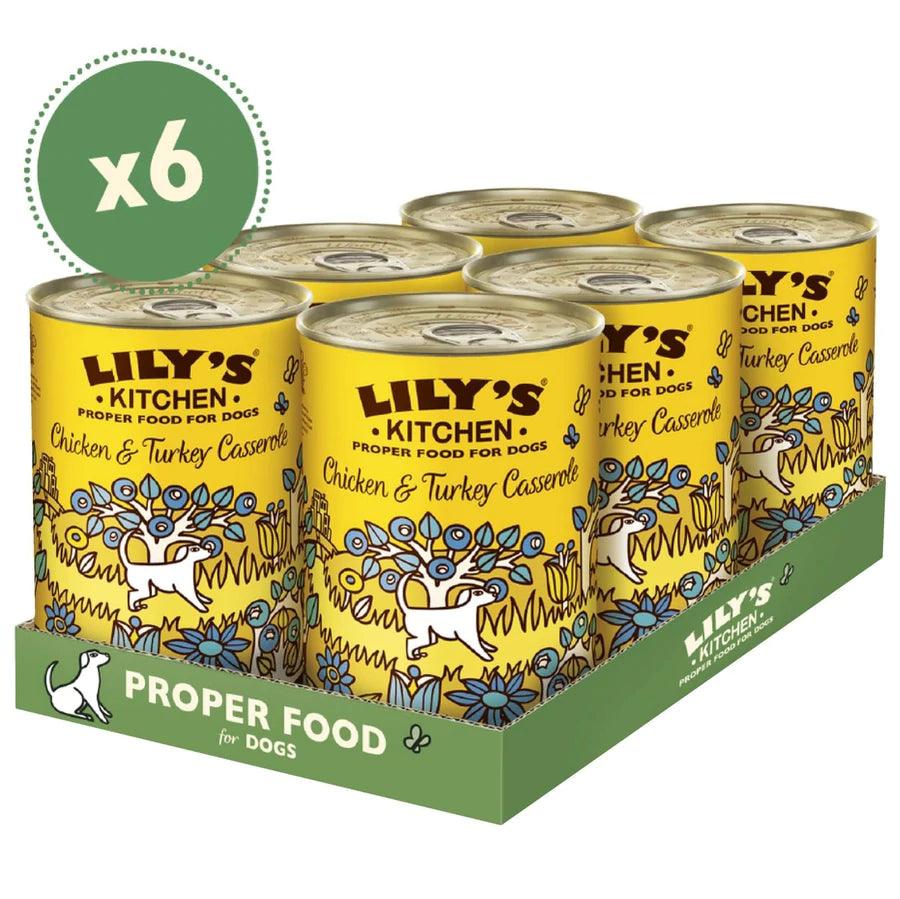 Lily's Kitchen Dog Chicken & Turkey Casserole 400g x 6 - Ormskirk Pets