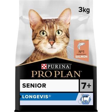 Pro Plan Cat Adult 7+ LONGEVIS Salmon Dry Cat Food 3kg