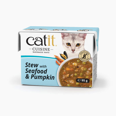 Catit Stew Seafood & Pumpkin 12X95G