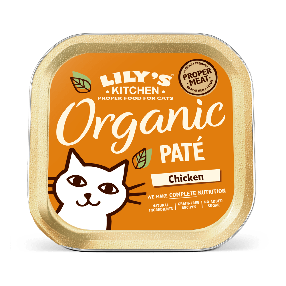 Lily's Kitchen Cat Organic Chicken Pate, 85g x 19