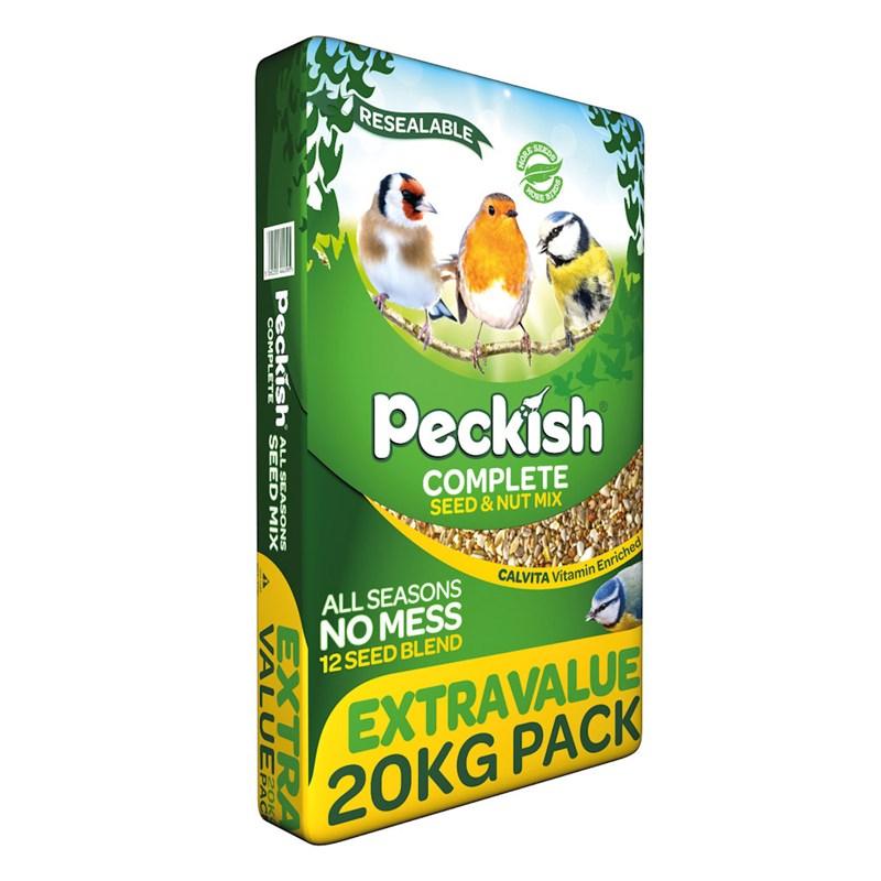 Peckish Complete Seed And Nut No Mess Wild Bird Seed Mix 20kg - Ormskirk Pets