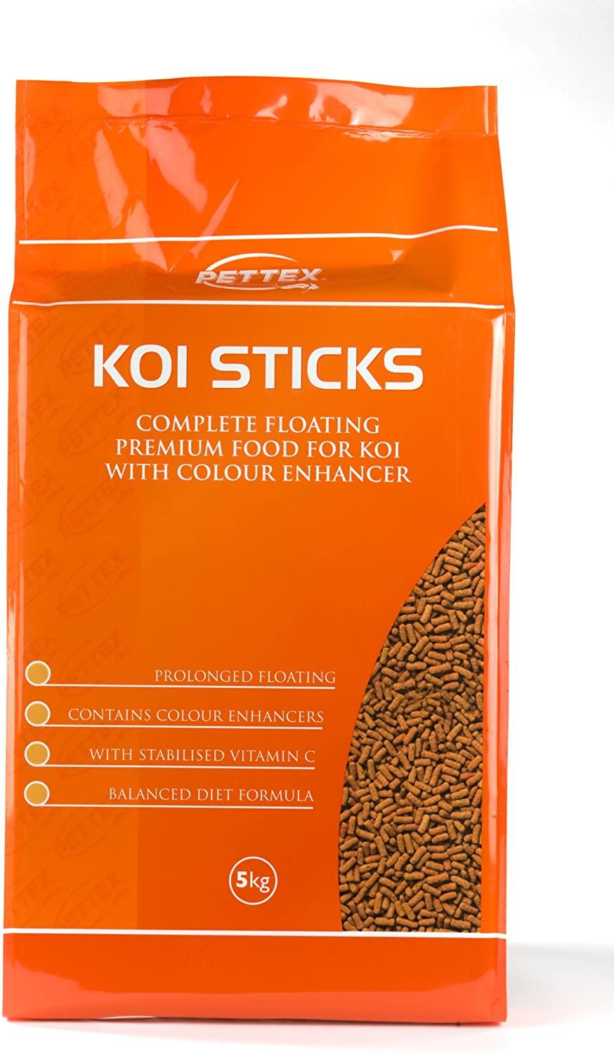 Pettex Premium Koi Sticks, 5kg - Ormskirk Pets