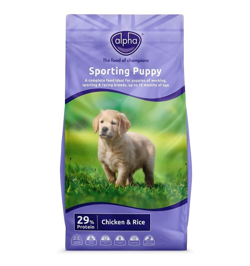 Alpha Sporting Puppy 3kg - Ormskirk Pets