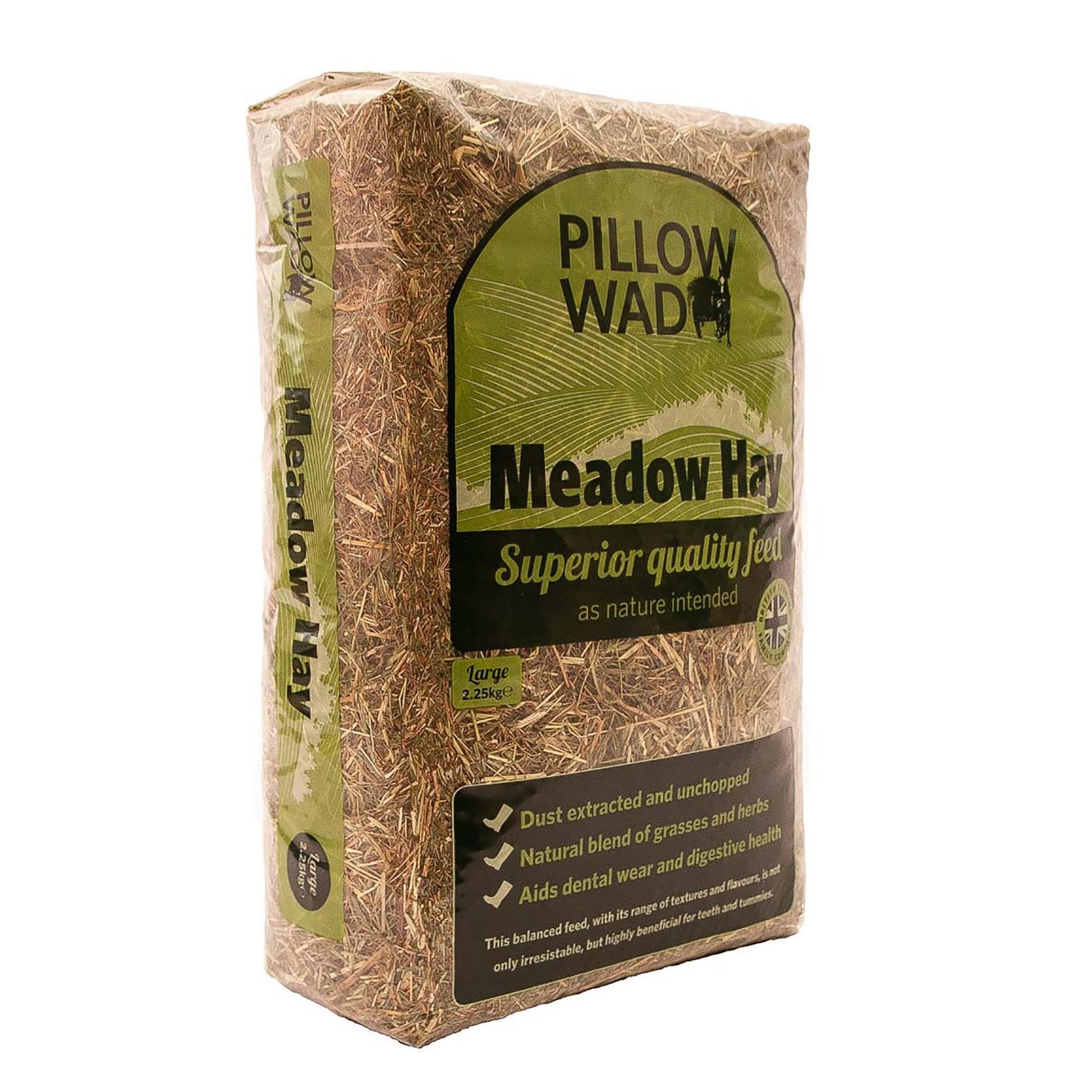 Pillow Wad Meadow Hay 2.25kg - Superior Quality - Ormskirk Pets