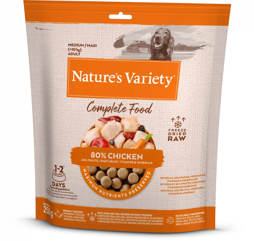 Natures Variety Complete Chicken Freeze Dried 250g - Ormskirk Pets