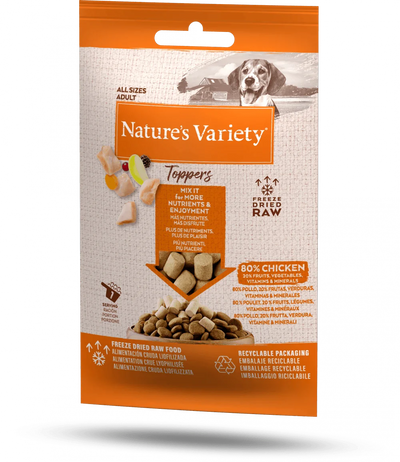 Natures Variety Freeze Dried Chicken Toppers 15g - Ormskirk Pets