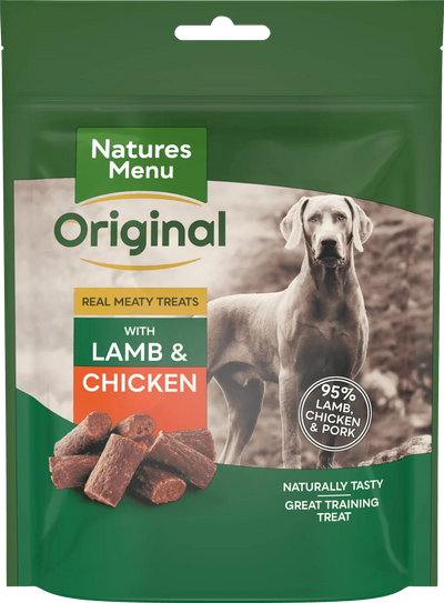 Natures Menu Original Real Meaty Treats with Lamb & Chicken 120g - Ormskirk Pets