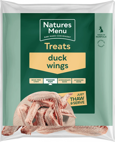 Natures Menu Natural Raw Duck Wings - Ormskirk Pets