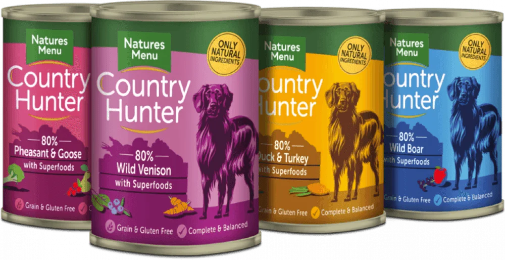 Natures Menu Country Hunter Game Meat Selection Multipack Cans 12 x 400g - Ormskirk Pets