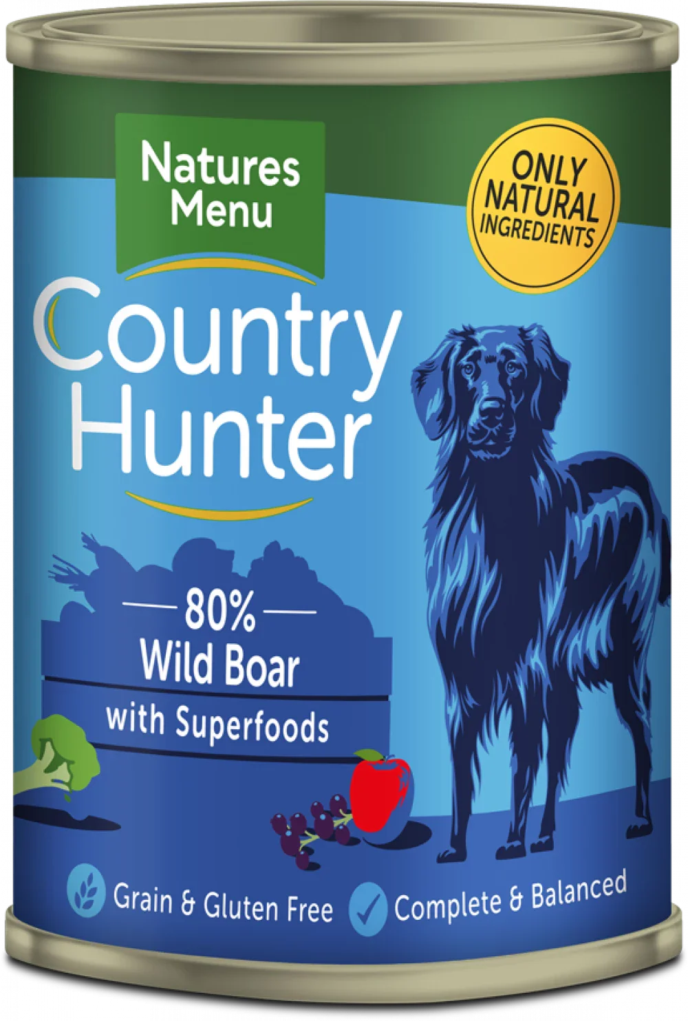 Country Hunter Wild Boar with Superfood cans 6 x 400g