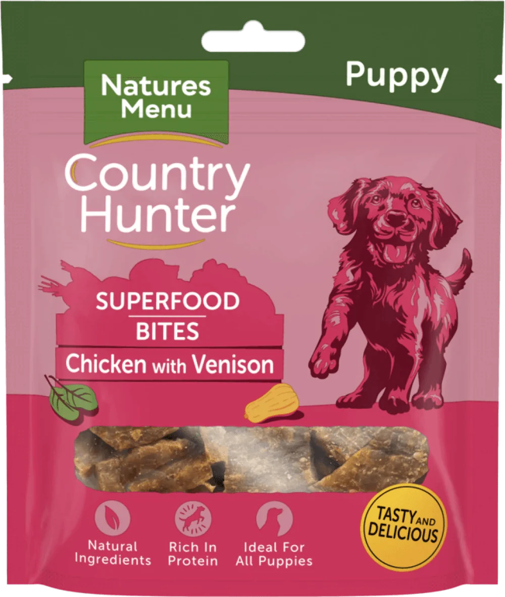 Country Hunter Superfood Bars Chicken With Venison For Puppies 70g - Ormskirk Pets