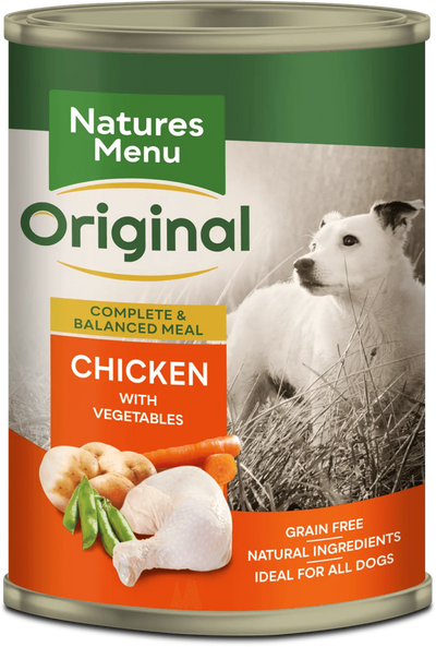 Natures Menu Original Chicken with Vegetables 400g x 12 - Ormskirk Pets