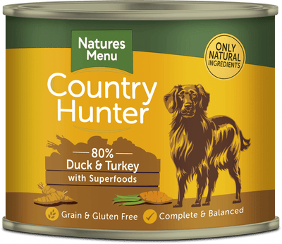 Country Hunter 80% Duck & Turkey with Superfoods 600g x 6 - Ormskirk Pets