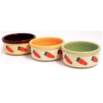 Rosewood Ceramic Carrot bowls (5") - Ormskirk Pets