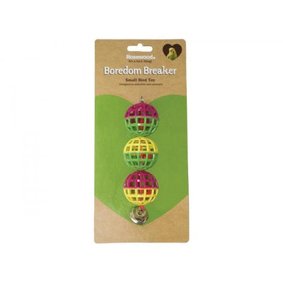 Rosewood 3 Lattice Balls With Bell - Ormskirk Pets