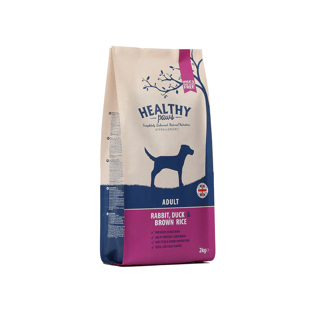 Healthy Paws Rabbit & Brown Rice Adult 2kg