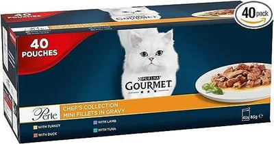 Gourmet Perle Chefs Collection Wet Cat Food 40x85g