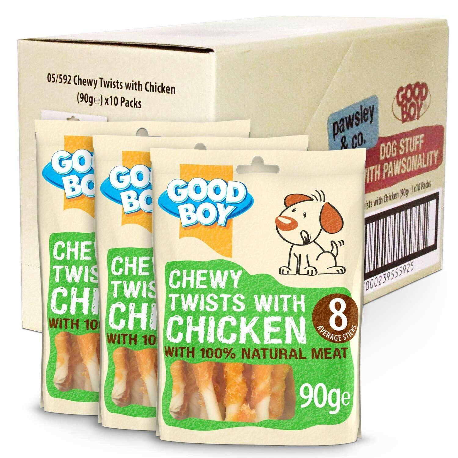 Good Boy Deli Chewy Twists 90g Buy 10 and save! - Ormskirk Pets