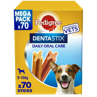 Pedigree Dentastix Daily Adult Small Dog Treats 70 x Dental Sticks 1.1kg - Ormskirk Pets