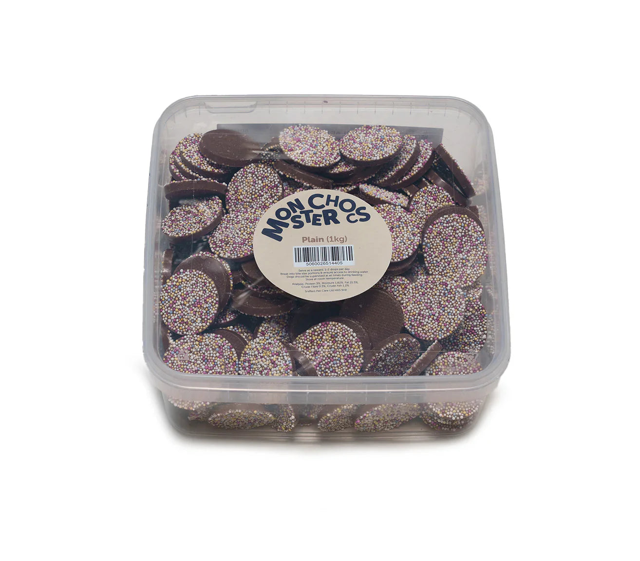 Monster Chocs Disc Plain Chocolate 1kg