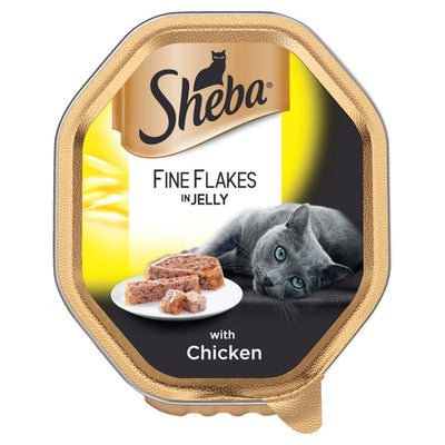 Sheba Fine Flakes Chicken In Jelly, 22 X 85G