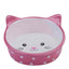 Happy Pet Polka Dot Cat Bowl - Blue and Pink - Ormskirk Pets