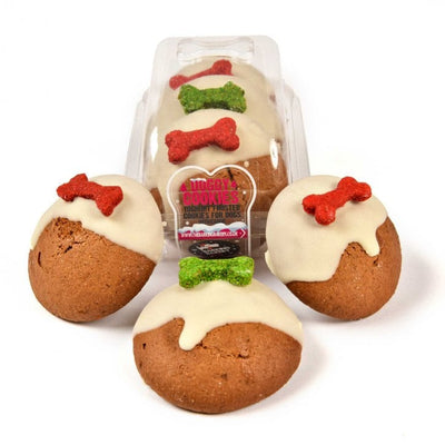 The Barking Bakery Christmas Woofmas Pudding Cookies, 3pk