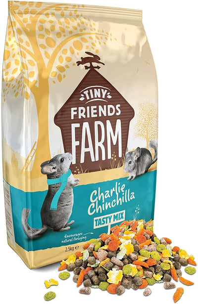 Supreme Tiny Friends Farm Charlie's Chinchilla Tasty Mix, 2.5kg - Ormskirk Pets