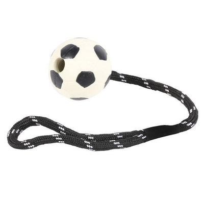 Tough Toys Soccer Rope Ball 2.5" - Ormskirk Pets