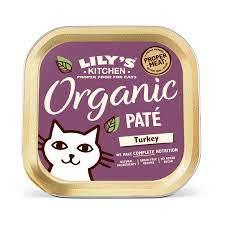 Lily's Kitchen Cat Organic Turkey Pate, 85g x 19