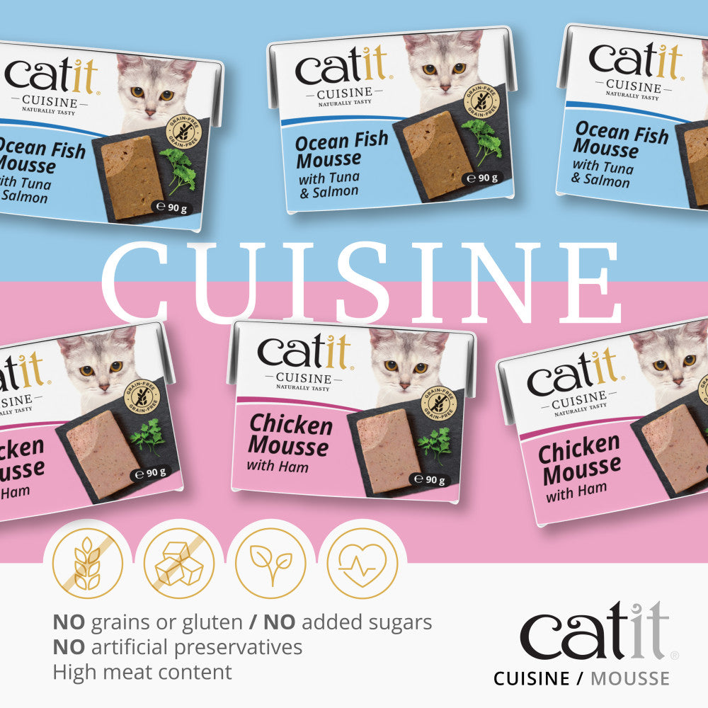 Catit Mousse Ocean Fish Tuna & Salmon 12X90G