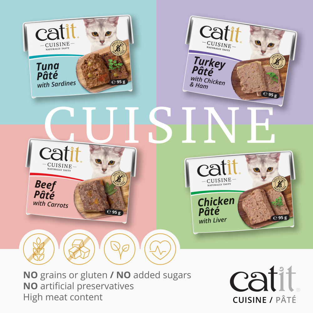 Catit Pate Tuna & Sardine 12X95G