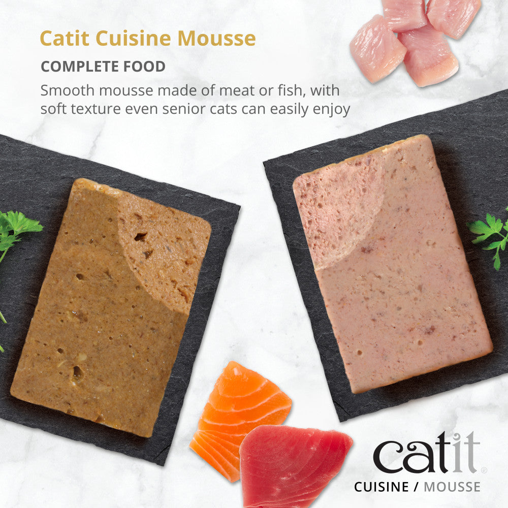 Catit Mousse Ocean Fish Tuna & Salmon 12X90G